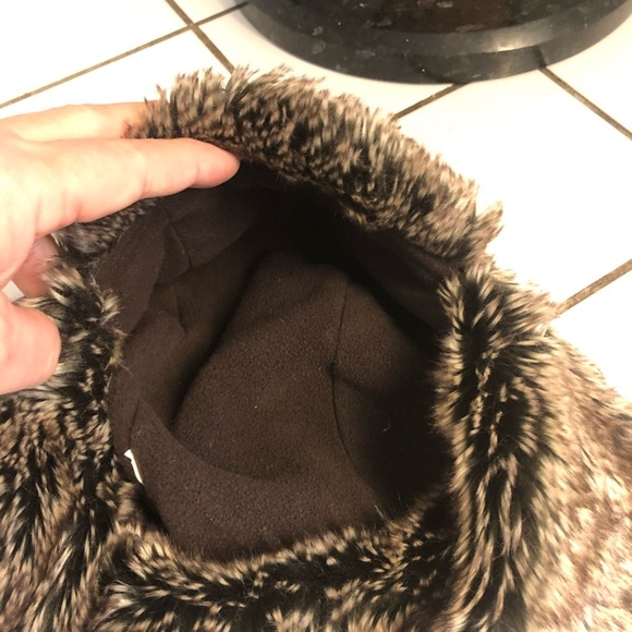 Faux Fur Moose Antler Hat for a child. Kids will love wearing this hat - used. - Picture 6 of 7
